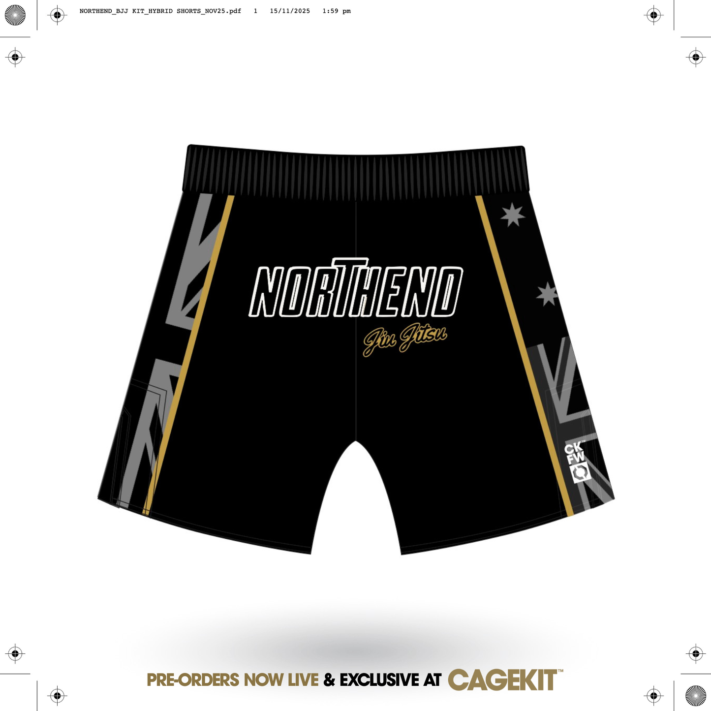 NORTHEND | V2 Hybrid MMA Shorts (Pre-Order)