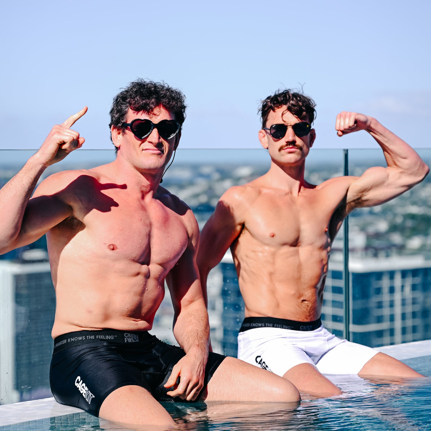 White Out | Men's Compression Shorts V2