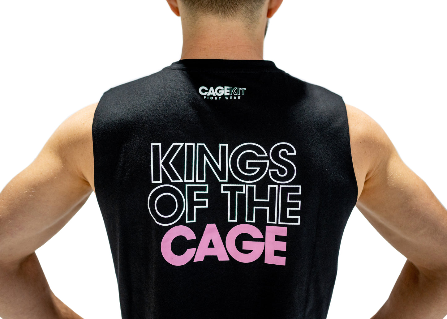 KINGS PINK SLEEVELESS TEE
