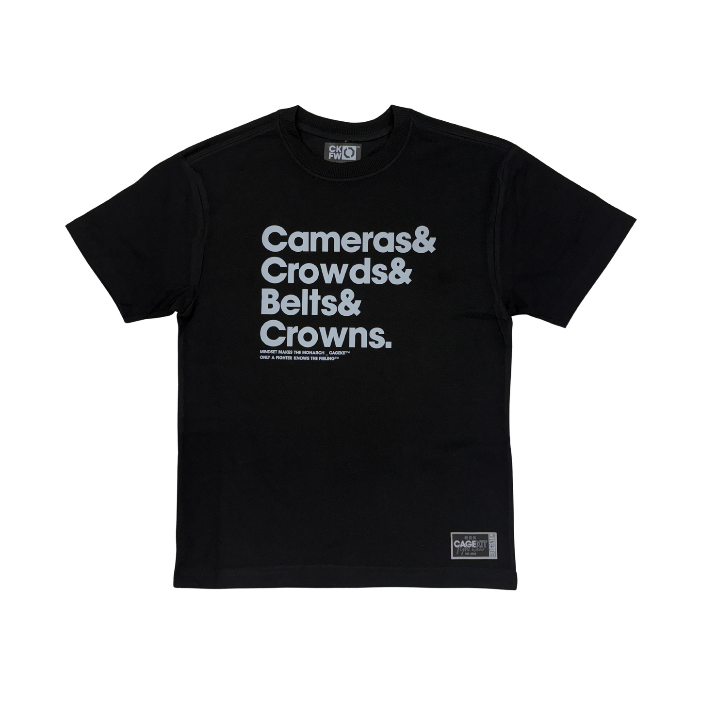 Cameras&Crowds | Heavy Black Tee