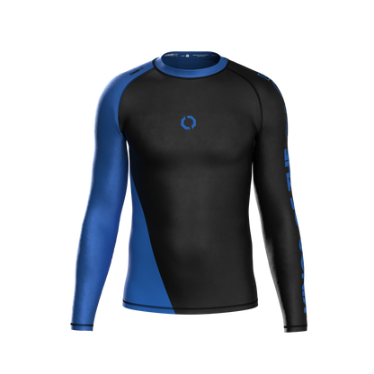 BLOCKA RANKED BLUE RASH GUARDS