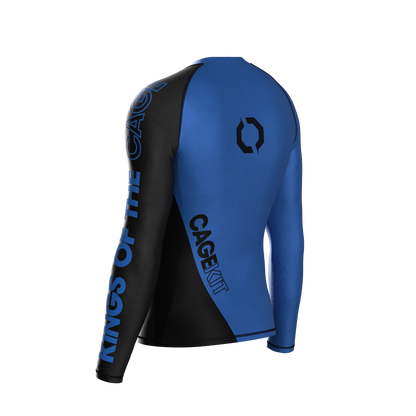 BLOCKA RANKED BLUE RASH GUARDS