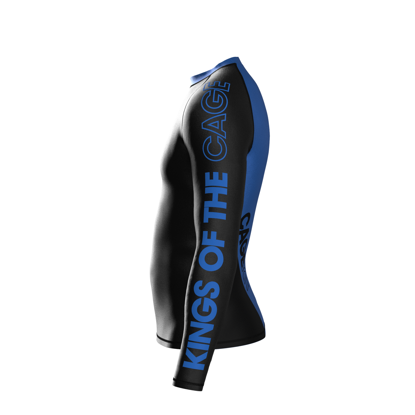 BLOCKA RANKED BLUE RASH GUARDS