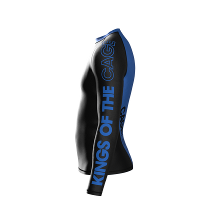 BLOCKA RANKED BLUE RASH GUARDS