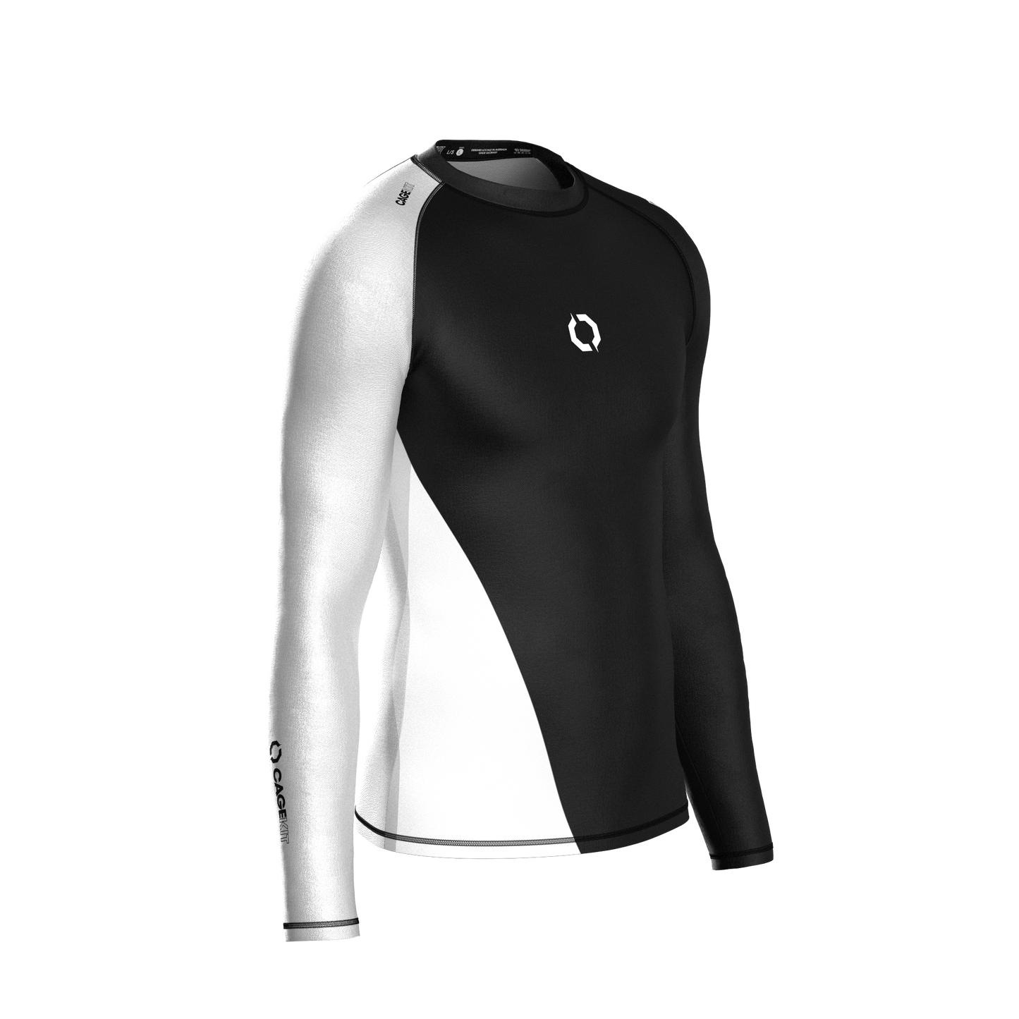 BLOCKA RANKED WHITE RASH GUARDS