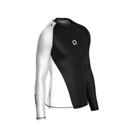 BLOCKA RANKED WHITE RASH GUARDS