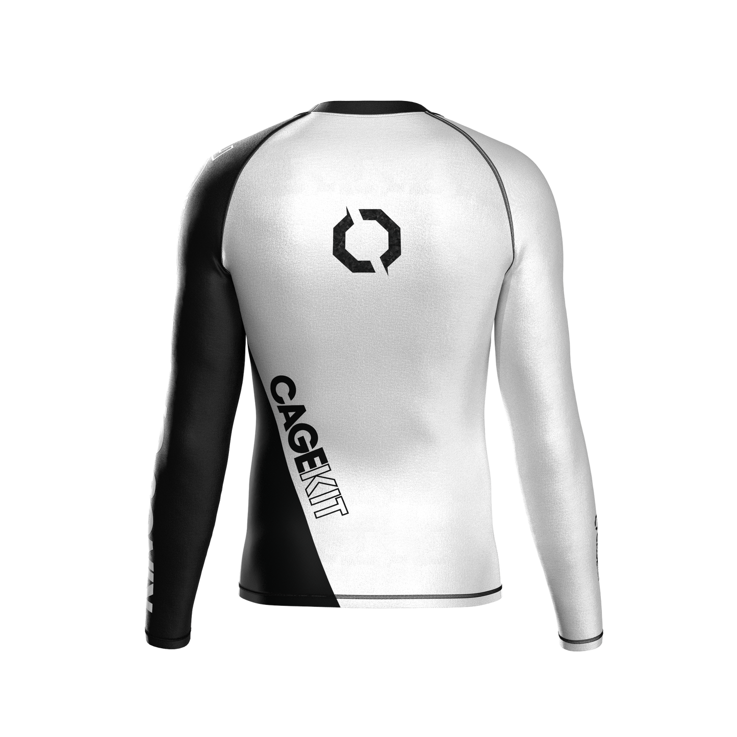 BLOCKA RANKED WHITE RASH GUARDS