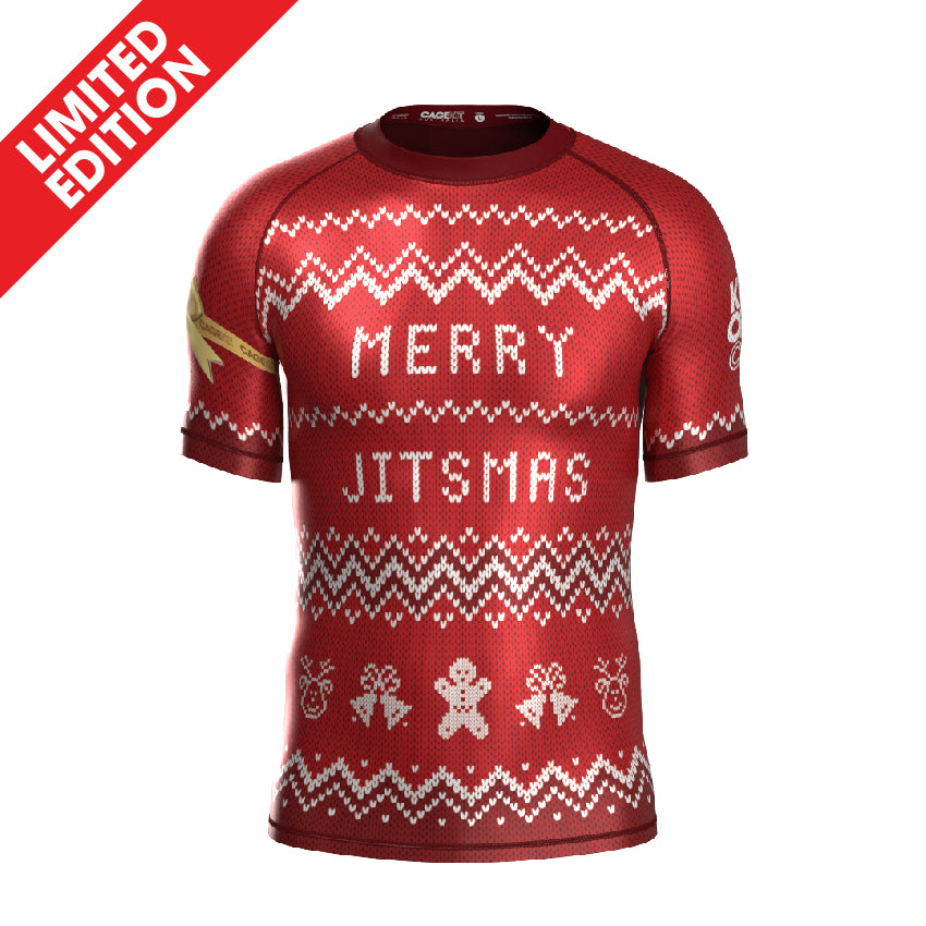 UGLY SWEATER RASH GUARD Limited Edition – Cage Kit Fight Wear