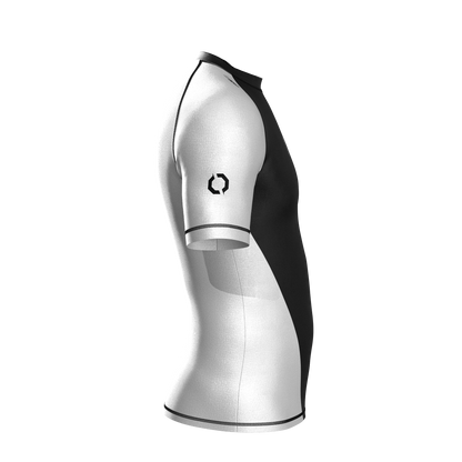 BLOCKA RANKED WHITE RASH GUARDS