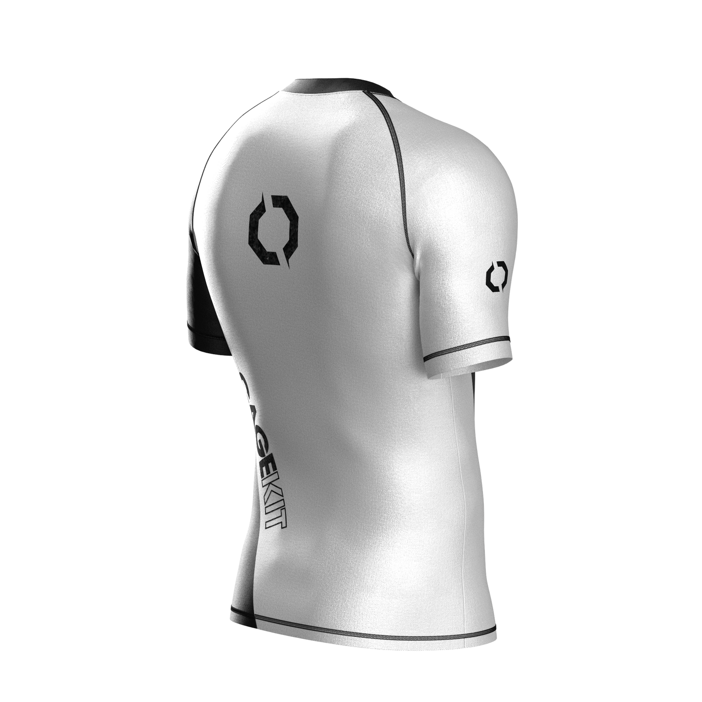 BLOCKA RANKED WHITE RASH GUARDS