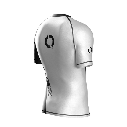 BLOCKA RANKED WHITE RASH GUARDS