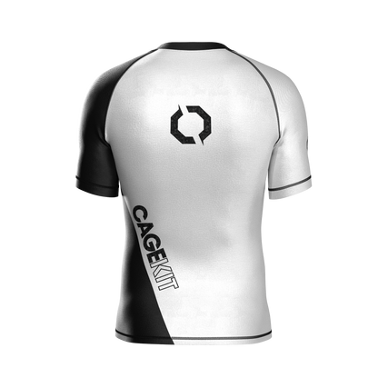 BLOCKA RANKED WHITE RASH GUARDS