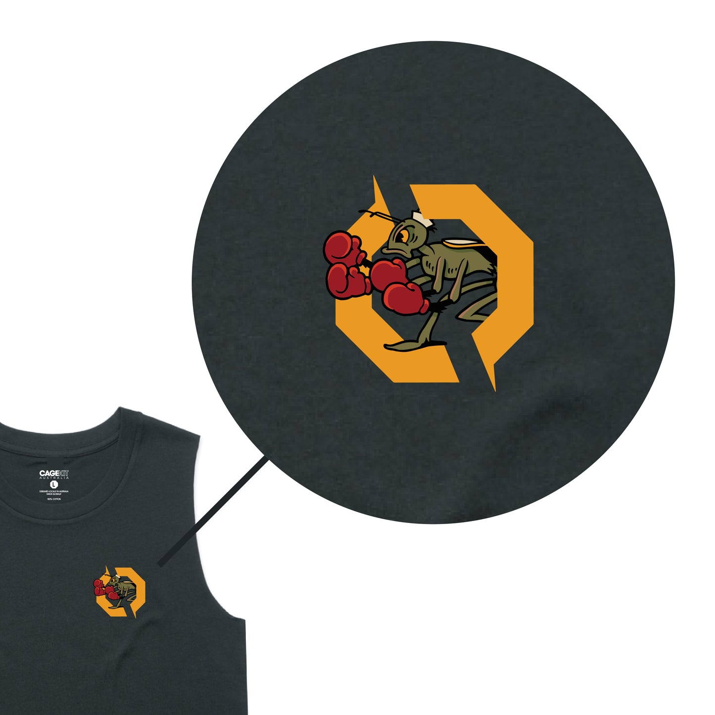 ROLLIN' SLEEVELESS TEE